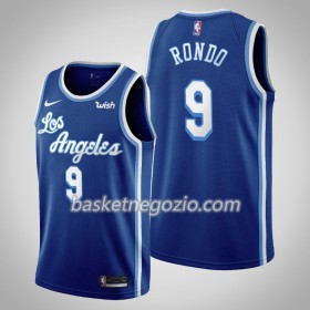 Canotte Uomo Los Angeles Lakers Rajon Rondo 9 2019-20 Nike Hardwood Classics Swingman